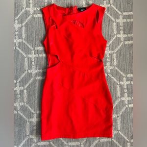 Bebe bodycon cutout dress. Size S.